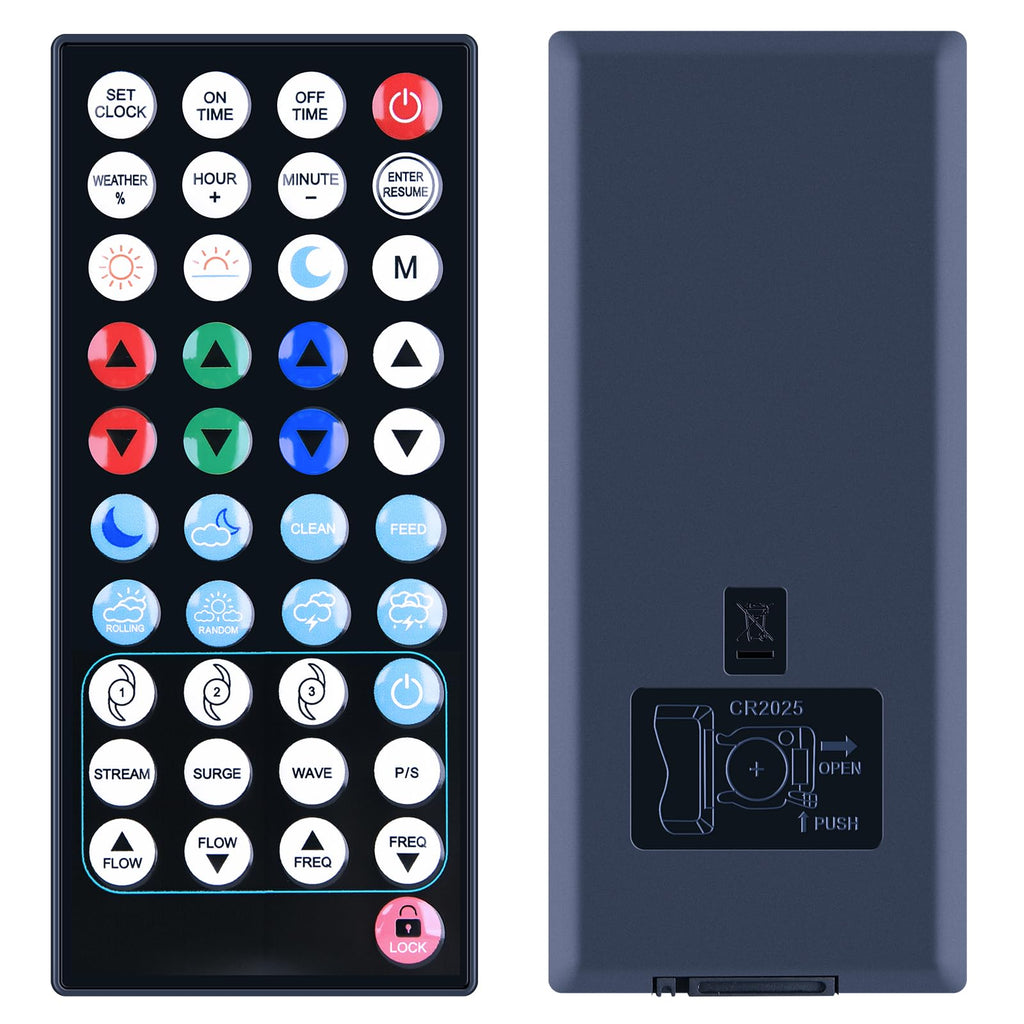 OPEN BOX Aquarium Lighting Control Replacement Remote Control Compatible with