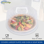 Large Microwave Cover for Food - Splatter Guard Lid - Cake Stand Cover - Size