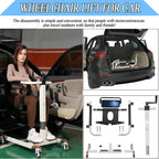 Patient Lift Transfer Chair Wheelchair Lift Elderly Home Car Bathroom Aid