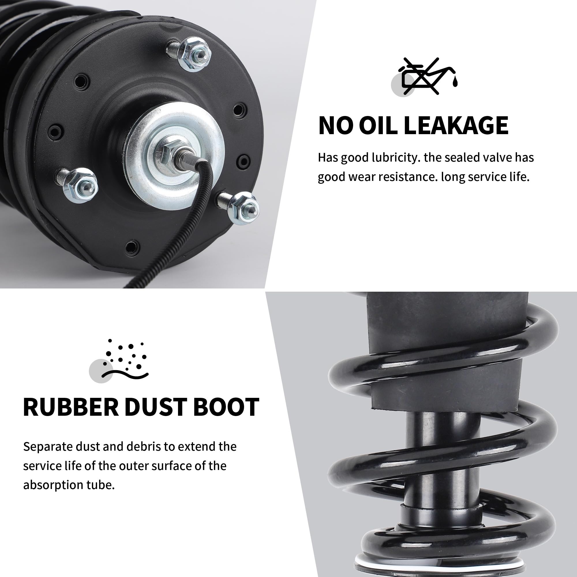 Richeer Front Strut Shock Absorber 2PCS 2015-2022 Escalade Tahoe Silverado