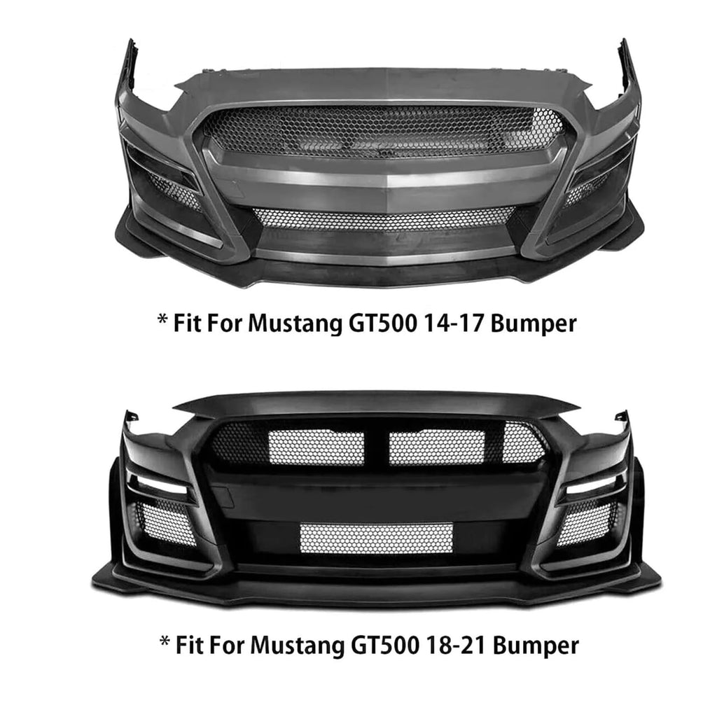 1 Pair of Car Front Bumper Side Corner Spoiler Winglet Splitter Black Prevent
