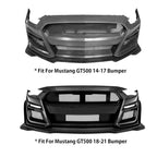 1 Pair of Car Front Bumper Side Corner Spoiler Winglet Splitter Black Prevent