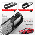 Chevrolet Corvette C7 Front Lower Bumper Grille Z06 Style Gloss Black 2014-2019