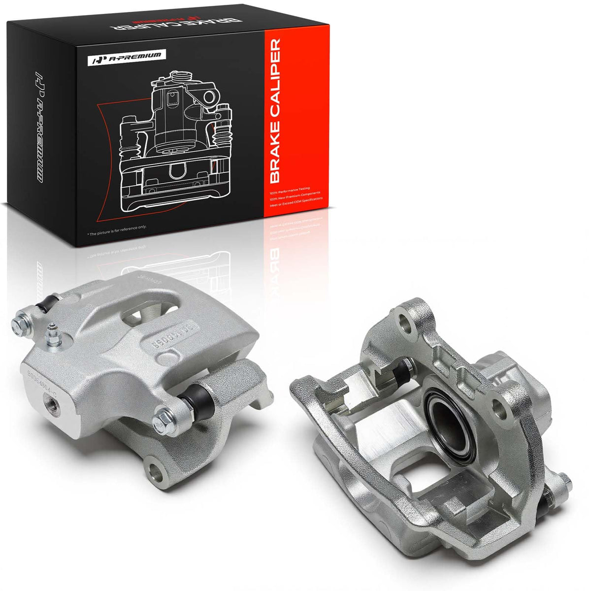 A-Premium Rear Left and Right Side Disc Brake Caliper with Bracket