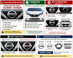 Genuine Nissan Parts - Emblem-Front (62890-3VA0A)