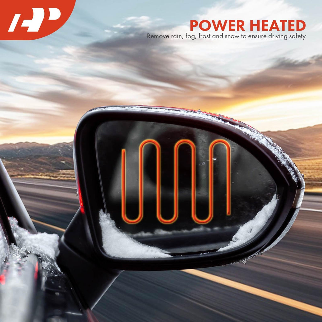 A-Premium Driver Side Power Door Mirror - Compatible with Hyundai Tucson/Santa