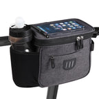 JXLHZLF Bike Handlebar Bag Large Front Storage Pouch 6.5 Inch Transparent