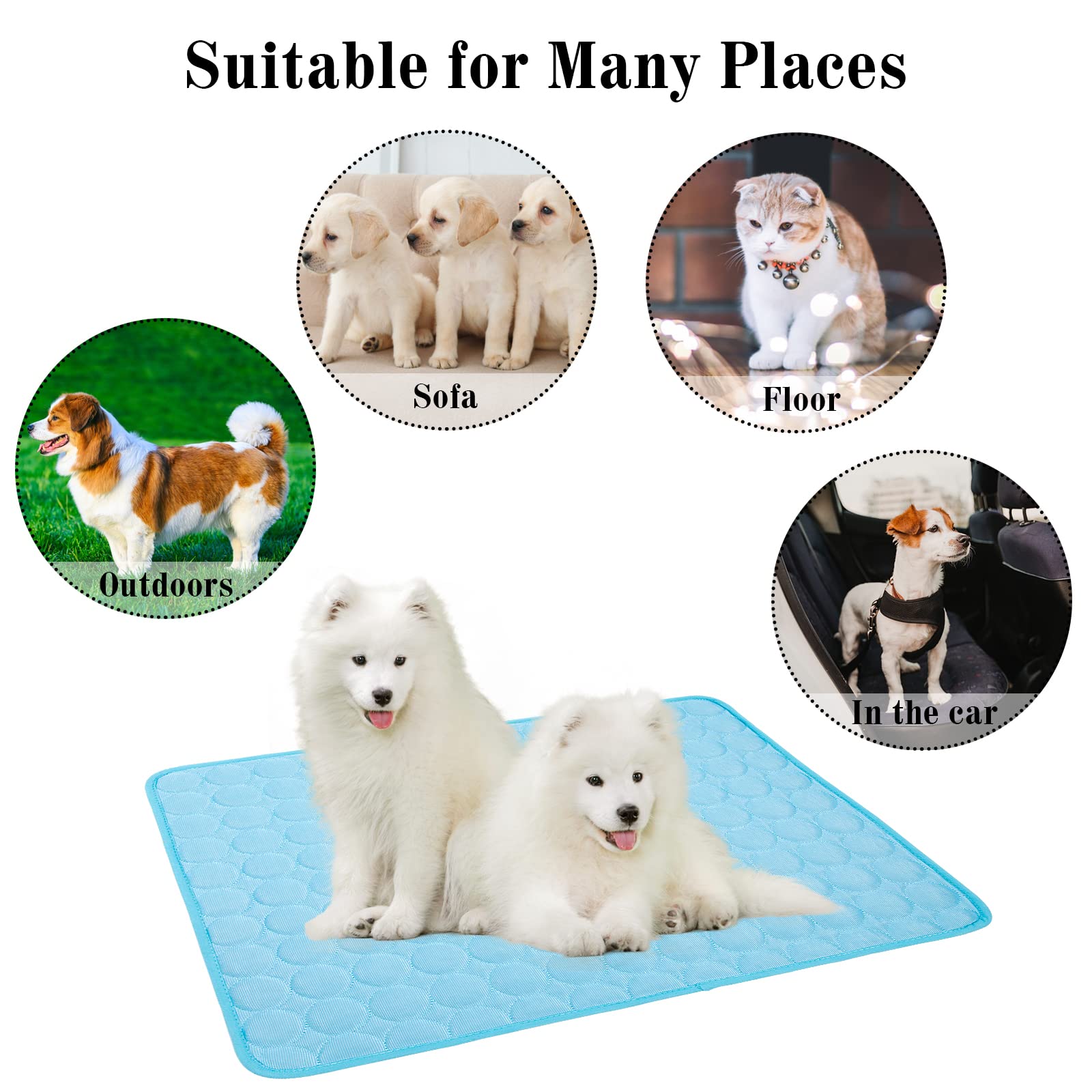 Cooling Mat for Dogs Cats Self Cooling Mat,Dog Cooling Mat-Upgraded Pet Cooling