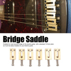 6pc Durable Brass Saddle Tremolo Bridge Electric Guitar Replacement