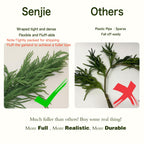 9FT Artificial Christmas Garland Real Touch Pine Greenery Indoor Outdoor Decor