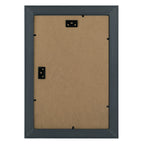 Golden State Art, 8x12 Inch Poster Frame Black with Burgundy and Gold Trim,