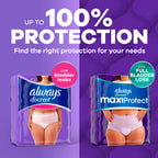 76 CT Always Discreet Adult Incontinence Underwear Large Womens