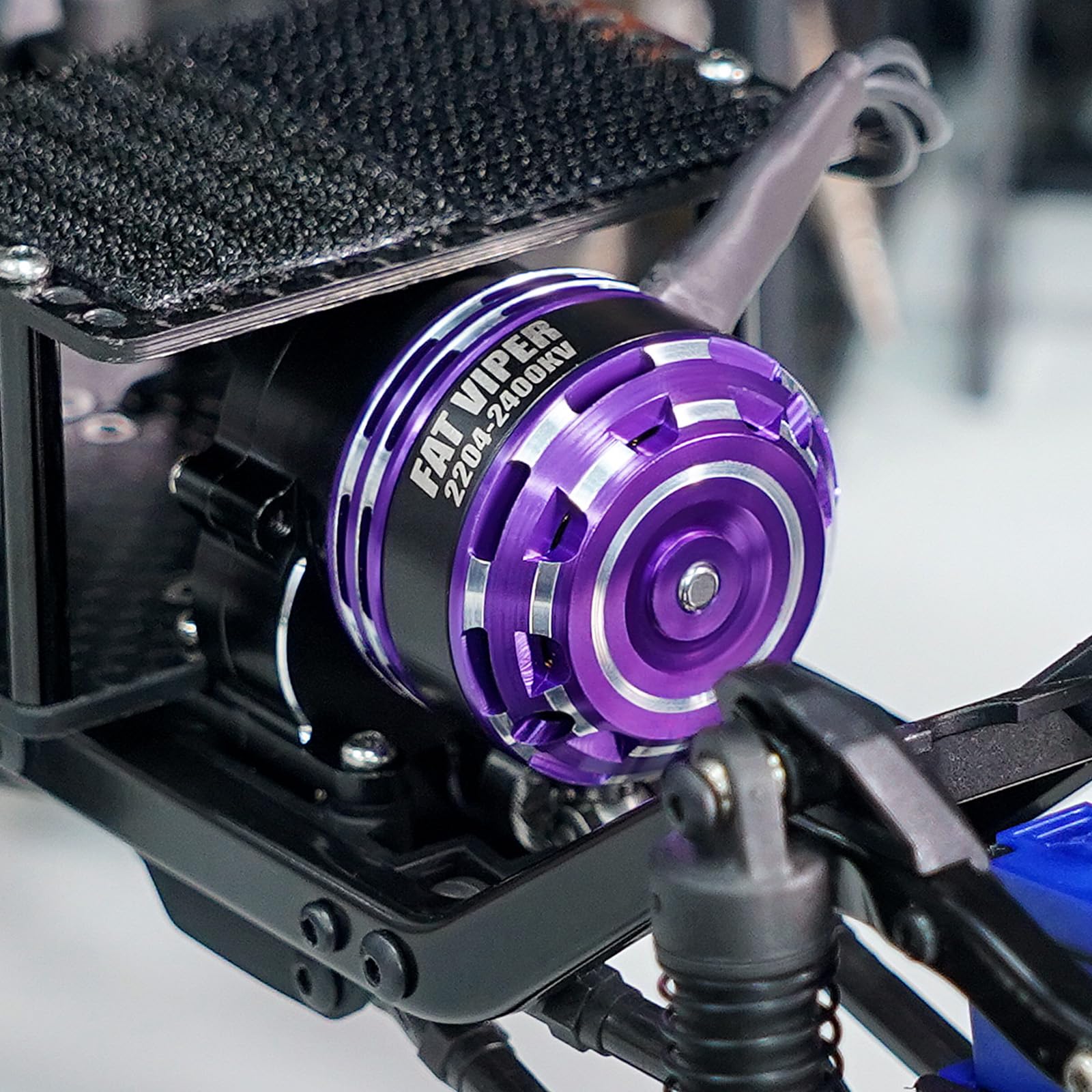 INJORA Fat Viper 2204 Brushless Outrunner Motor & Transmission for TRX4M