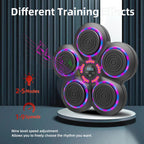 QEIFEII 2025 Music Boxing Machine with Boxing Gloves, Smart Bluetooth Boxing