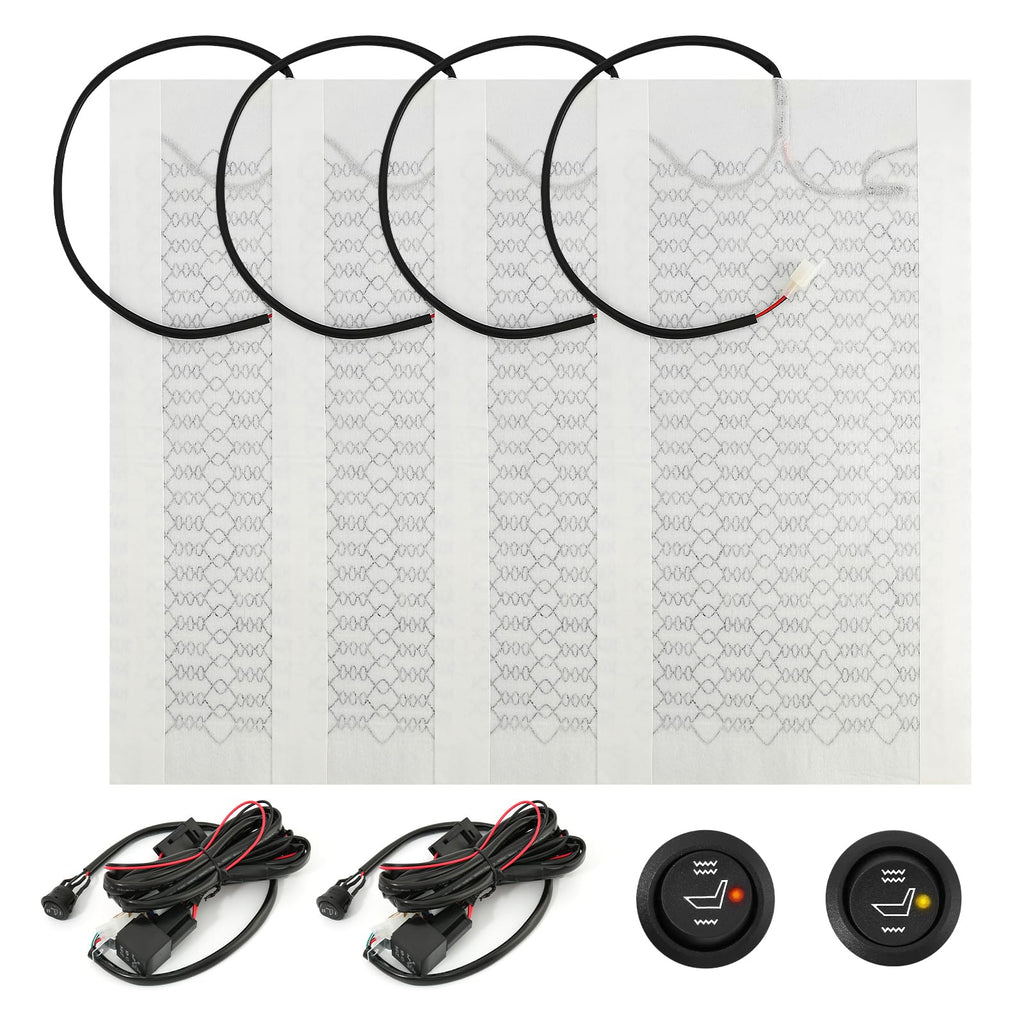 vokoroad Universal Seat Cover Accessories Kit for Full Back and Seat, Universal