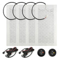vokoroad Universal Seat Cover Accessories Kit for Full Back and Seat, Universal
