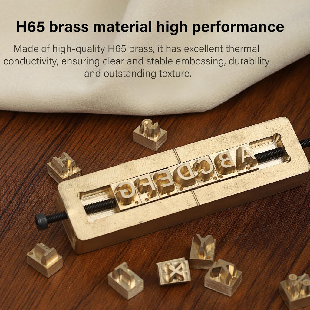WUTA Brass Stamping Tools Flexible Letters Numbers Alphabets Symbols Characters