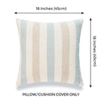 Hofdeco Beach Coastal Decorative Pillow Cover ONLY for Couch, Sofa, or Bed,