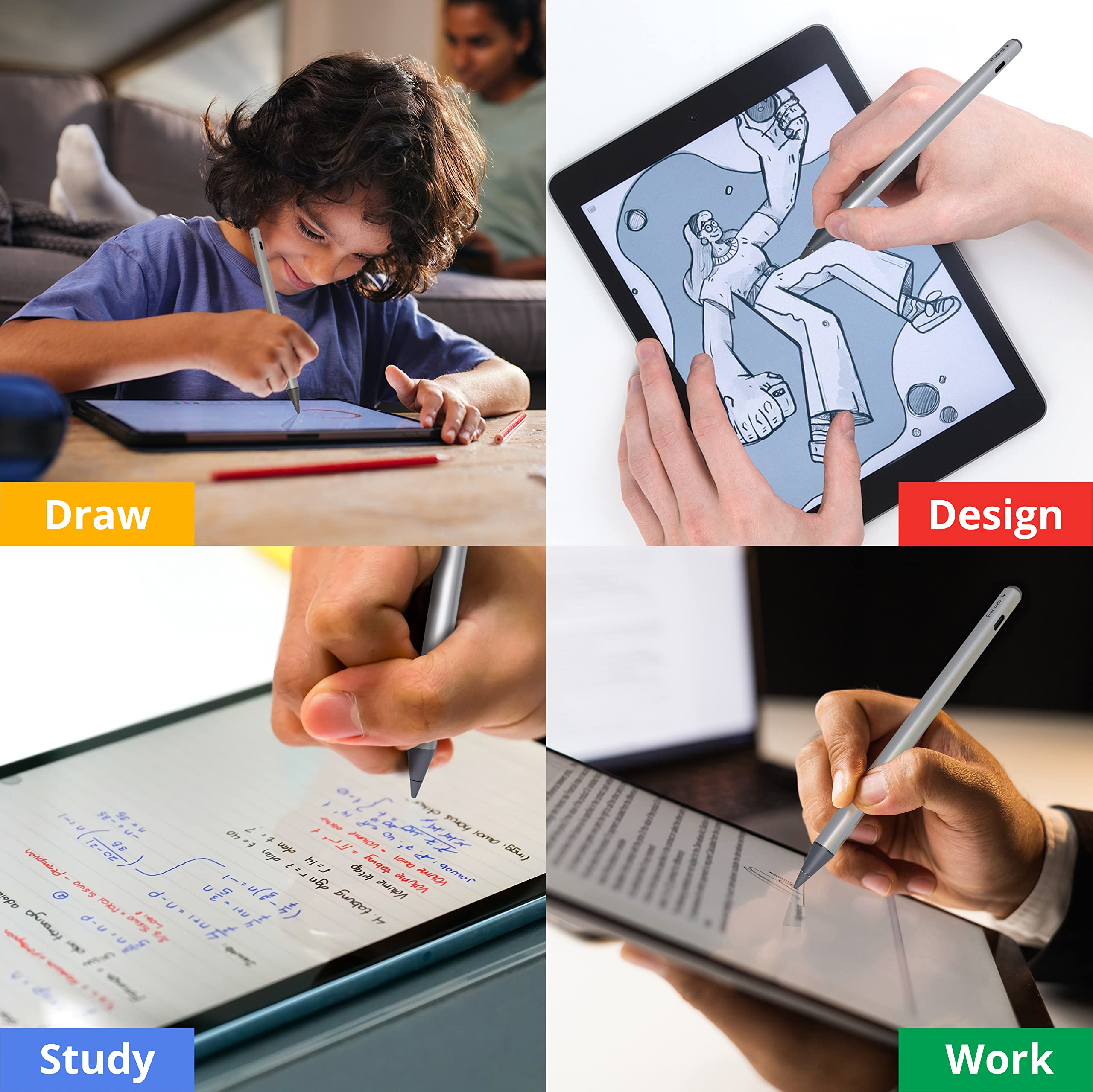 Penoval USI 2.0 Stylus Pen Chromebook 4096 Pressure Lenovo ASUS HP Pixel