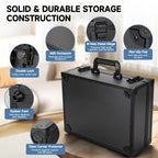 Trading Card Storage Box 600+ Toploaders MTG Sports Cards Hard Case