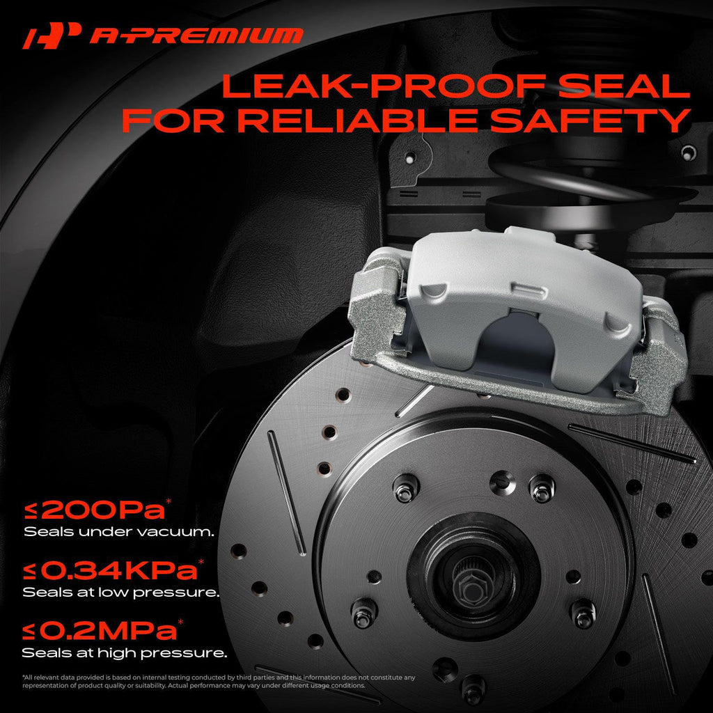 A-Premium Rear Left and Right Side Disc Brake Caliper with Bracket