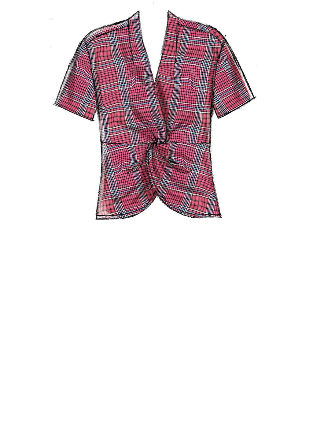 McCall Pattern Company McCall's M7957E6 Women's Twist-Front Shirt Sewing