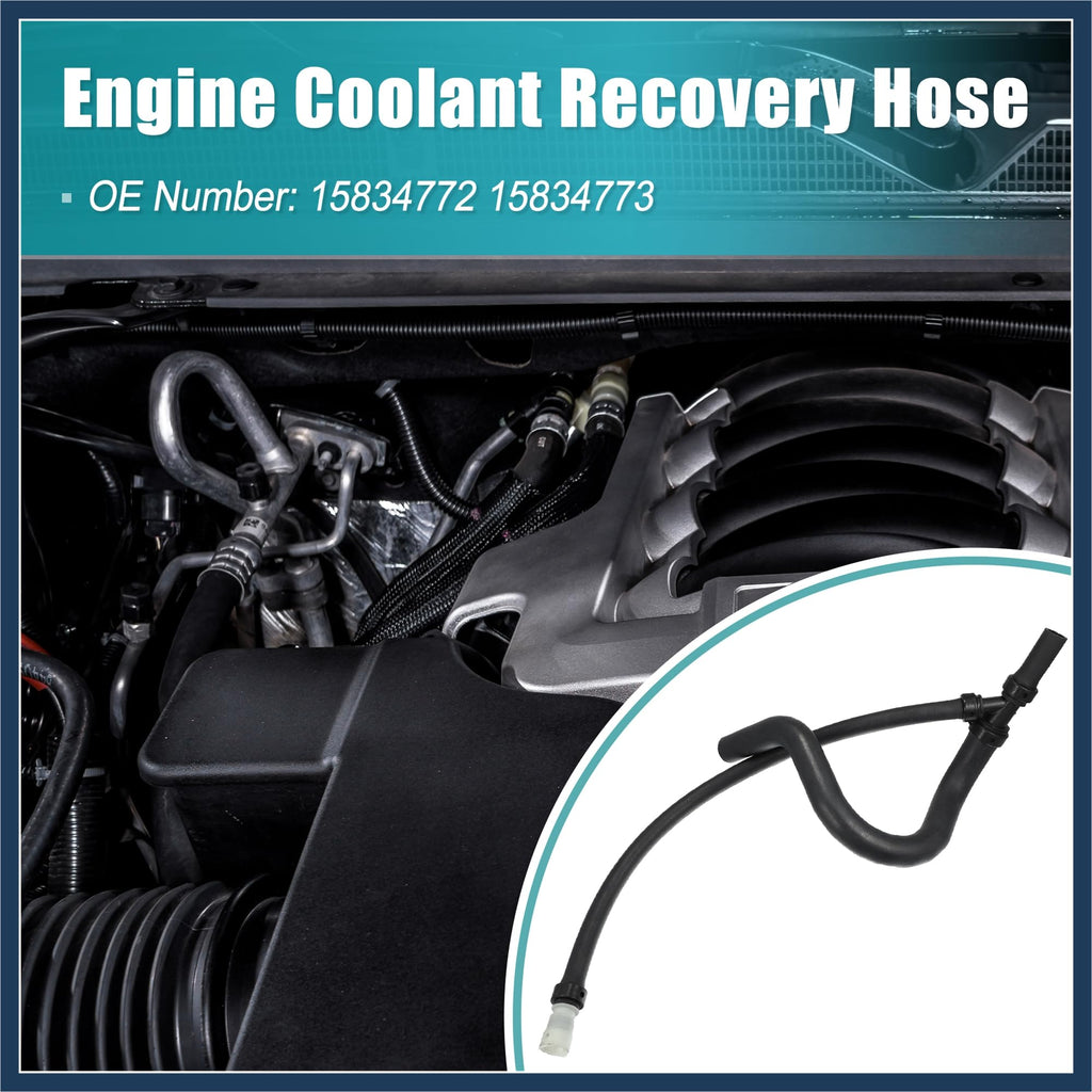 Radiator Surge Tank Outlet Hose 15834772 15834773 GM Truck SUV Coolant Hose