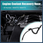 Radiator Surge Tank Outlet Hose 15834772 15834773 GM Truck SUV Coolant Hose