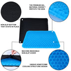 Yimiyaa Gel Seat Cushion, Double Thick Egg Gel Cushion for Pressure Pain Relief,