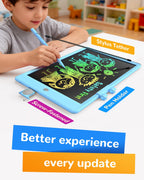 KOKODI LCD Writing Tablet, Gifts for 3 Years Old Boys and Girls，10 Inch Colorful