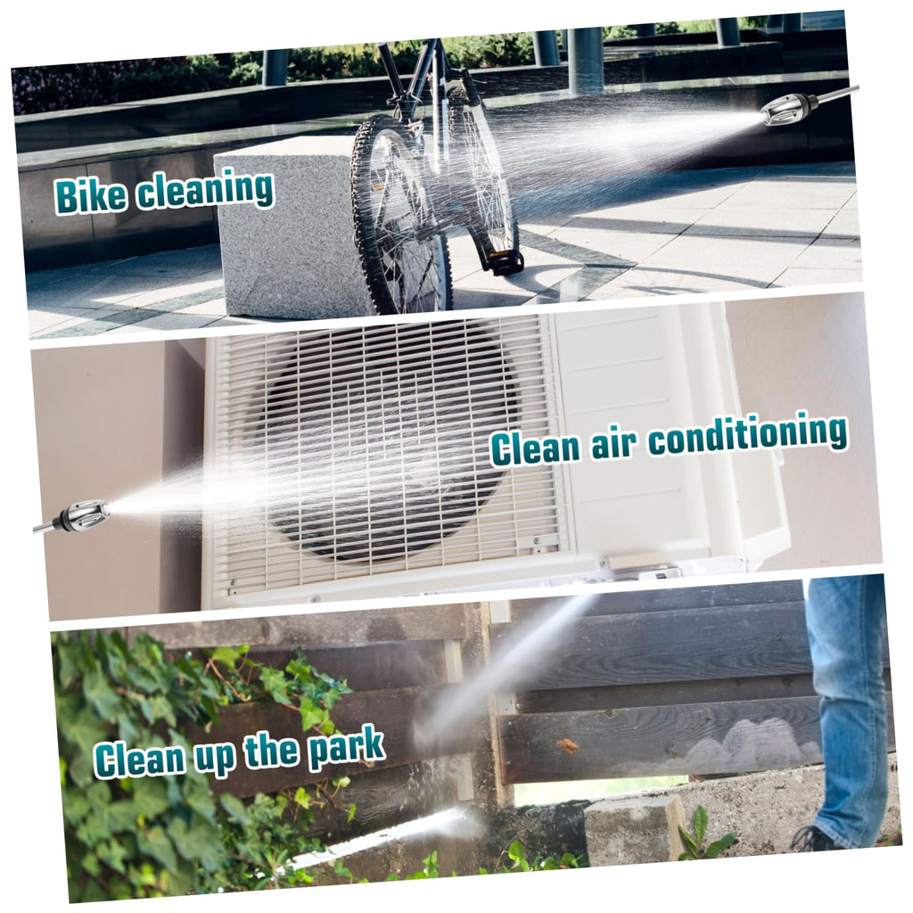 HOLIDYOYO Portable Handheld High Pressure Washer with Water Flow for Automotive Cleaning and Hard to Reach Areas Multi Functional Pressure Tool
