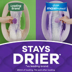 26Ct Always Discreet MaxiProtect Adult Diapers Women S/M Maximum Absorbency