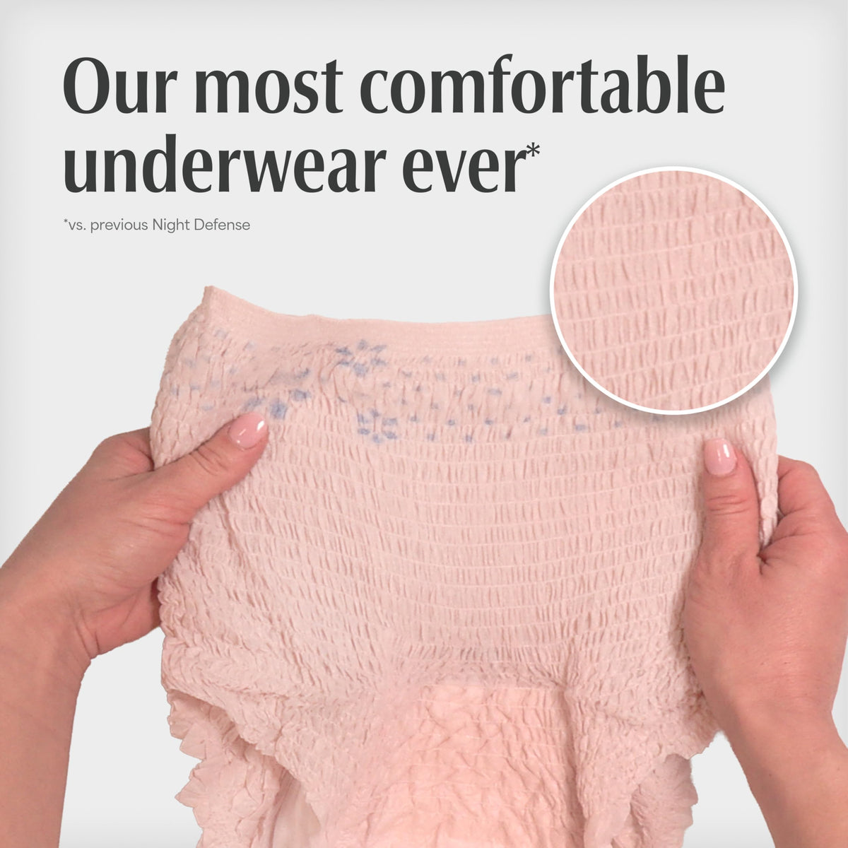 Depend Night Defense Adult Diapers for Women, Large, 72 Count