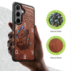 Carveit Handcrafted Case for Galaxy S26, (The Grim Reaper) Rosy