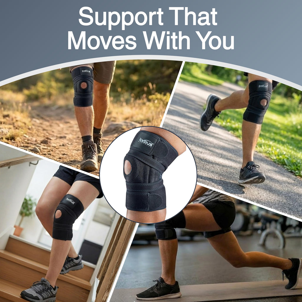 EXOUS BODYGEAR Knee Brace For Women & Men For Arthritis Acl, Mcl Pain Patented