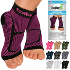 TechWare Pro Ankle Brace Compression Sleeve - Relieves Achilles Tendonitis,