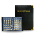 Intendvision Coin Album - 20 Pages, 360 Pockets Two Coin Size, Coin Collection