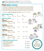 KWIK-SEW PATTERNS K0170 Babies Booties