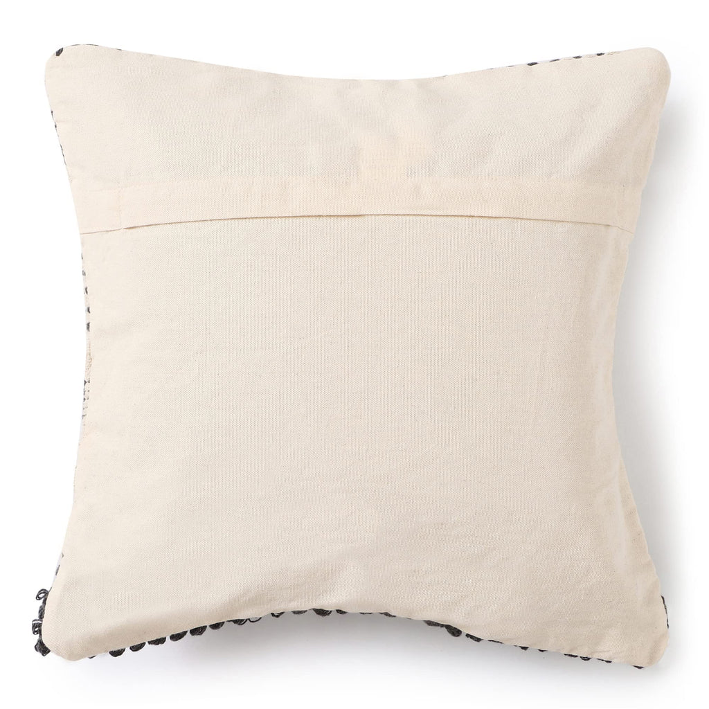 REDEARTH Boho Throw Pillow Covers Set of 2 Woven Tufted Farmhouse 18x18