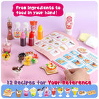12 Making Miniature Food Toys Set, DIY, Resin Play, NOT Edible, Kitchen Mini