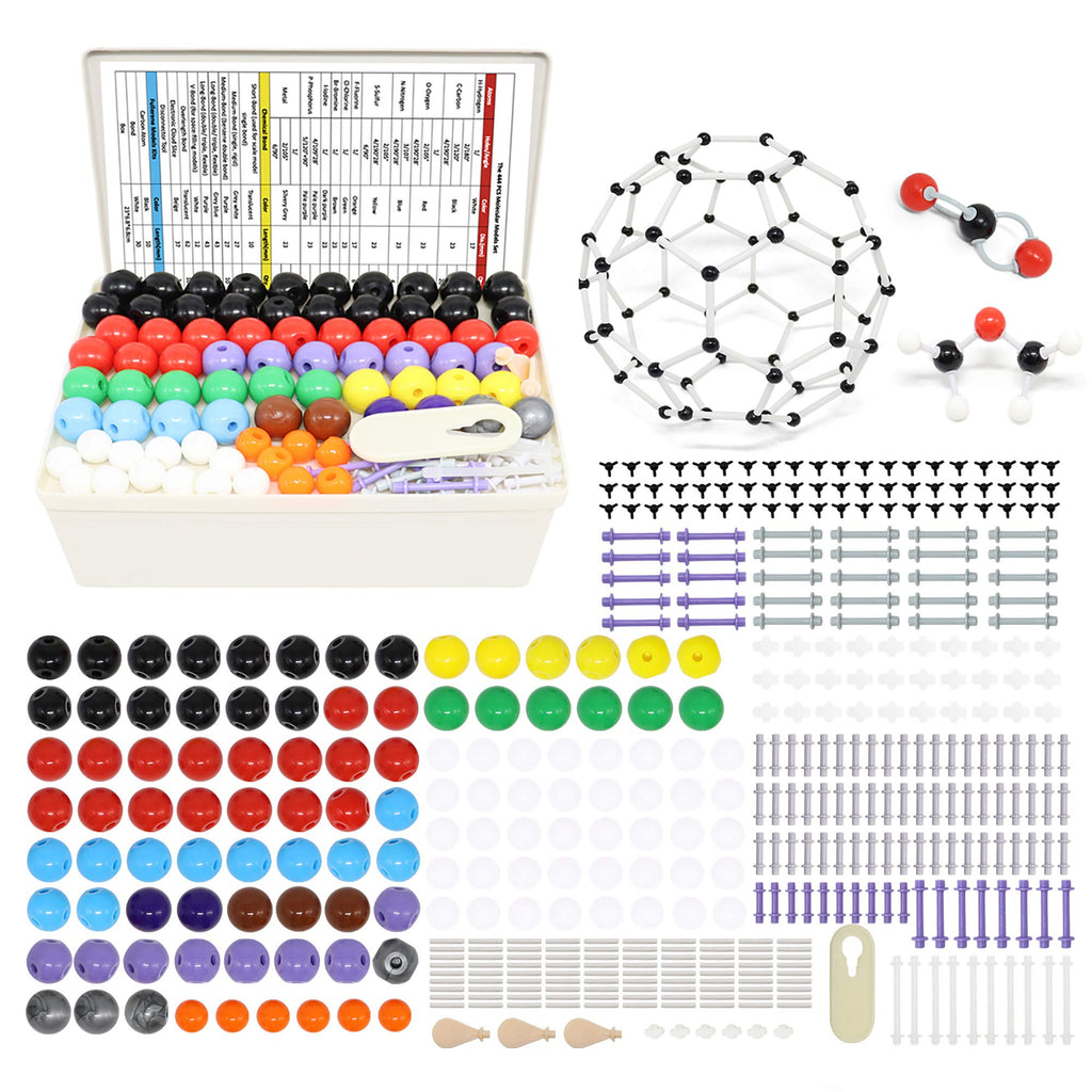RELIANCER Molecular Model Kit,444PCS Organic Molecular Chemistry Set