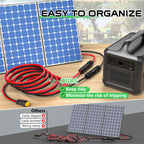 Vansdon Solar to XT60 Cable- 10AWG 30FT XT60 Solar Cable Charging Extension