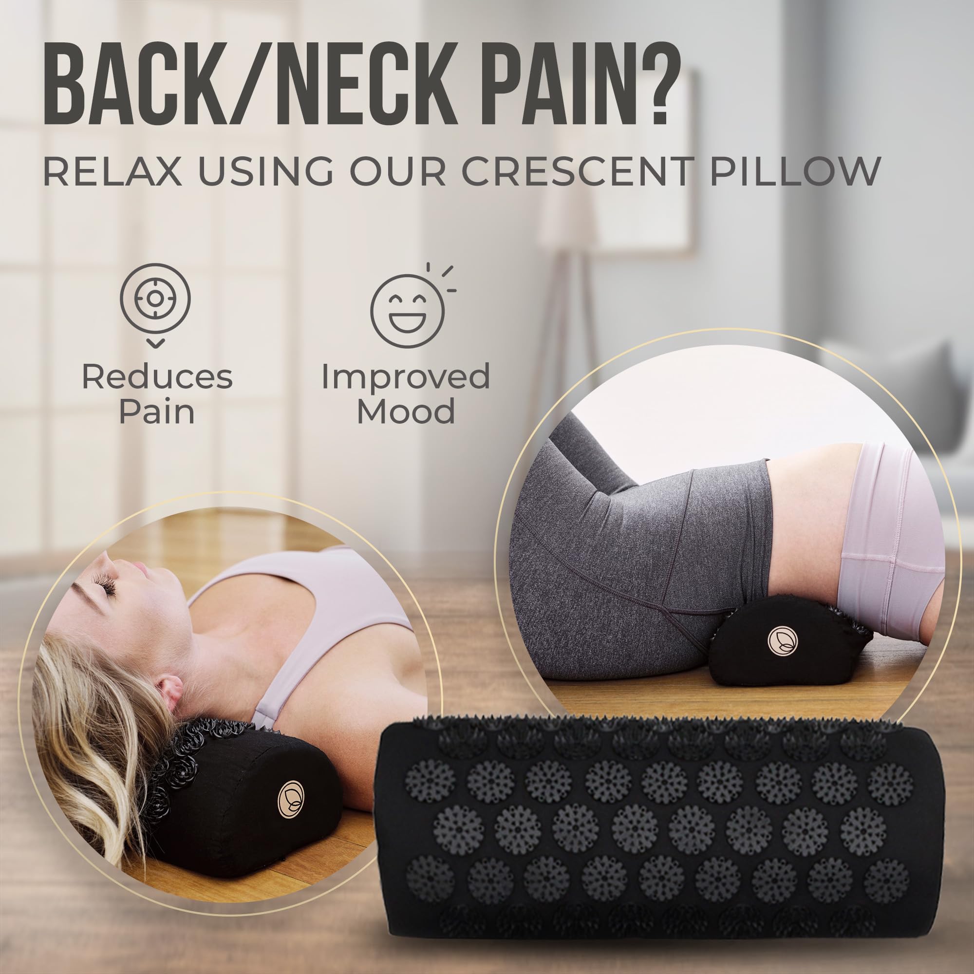 Dakini Acupressure Mat & Pillow Set w Mini Pad Full Body Relaxation Mat