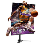 AVLT 34" Vertical Ultrawide Monitor Mount Stand Two Stacked 26.5 lbs Screens on