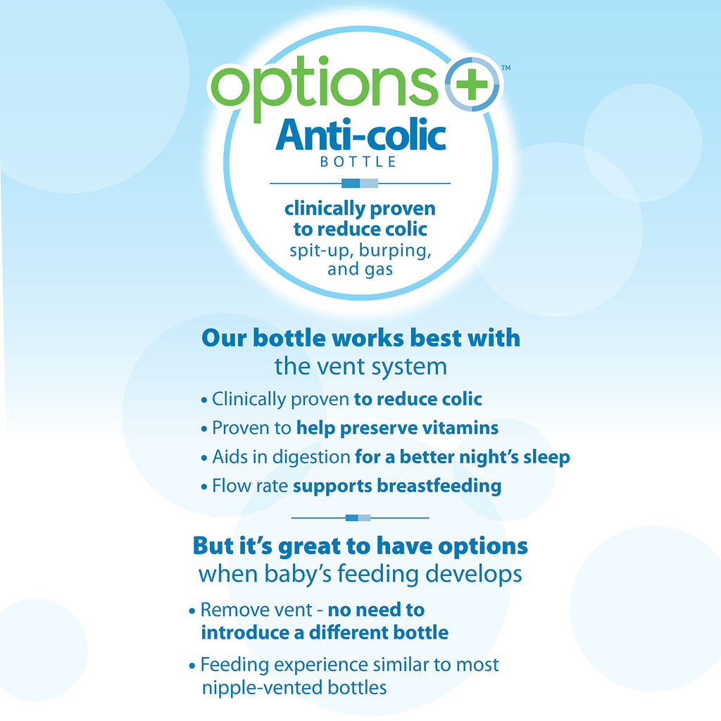 Dr. Brown’s Anti-Colic Options+ Wide-Neck Sippy Bottle Starter Kit, 9oz/270mL,