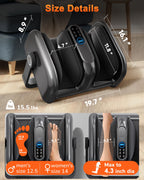 JZBRAIN Pro Foot Massager for Plantar Fasciitis & Neuropathy Relief with
