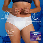 56 Count Tena Sensitive Care Overnight Incontinence Underwear for Women X-Large