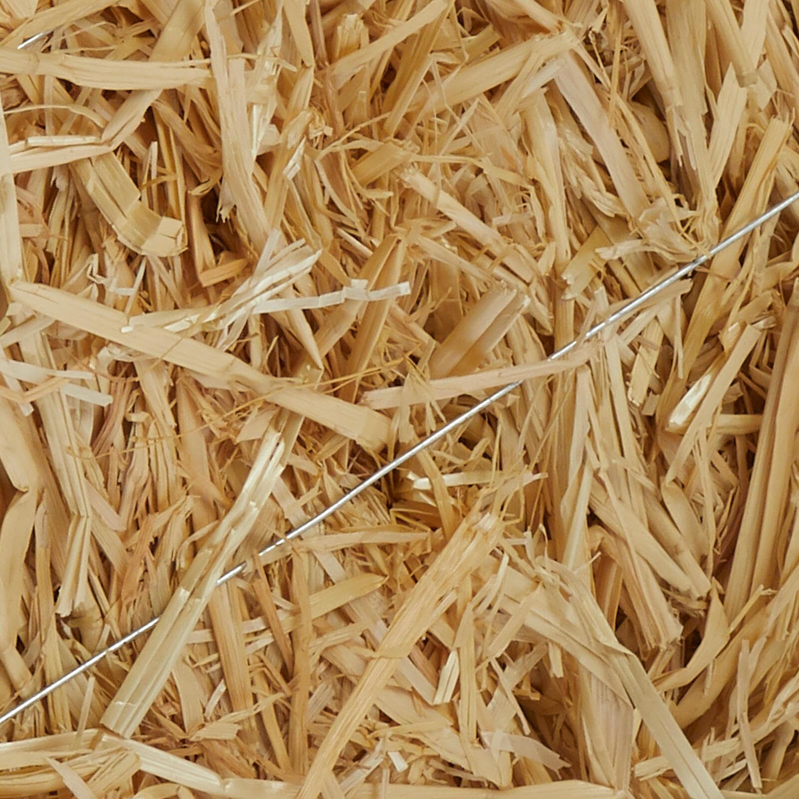 FloraCraft Decorative Straw Bale 9.5 Inch x 12 Inch x 24 Inch Natural
