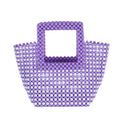 Women Acrylic Beaded Tote Bag Macaron Color Evening Wedding Party Purse