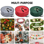 BALEINE 2 Pack Christmas Wreath Storage Bags 30x8 Reinforced with Handles